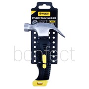 Hammer Stubby Claw Comfort Grip Handle Black  Yellow 160mm x 110mm  12oz