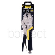 Locking Pliers Adjustable Carbon Steel Black  Yellow Comfort Grip Handle 250mm