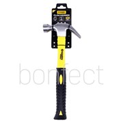 Hammer Claw Rubber Grip Black  Yellow 16oz