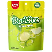 Amos Peelerz Green Apple Bag 150g  14 Pack