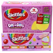 Skittles Dig N Dip Strip 24g  18 Pack