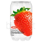 Okf Sparkling Drinks Strawberry 350ml  24 Pack