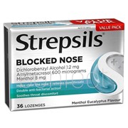 Strepsils Blocked Nose 36 Lozenges Value Pack