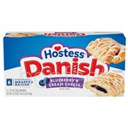 Hostess Blueberry Cheese Danish 78G  6 Pack