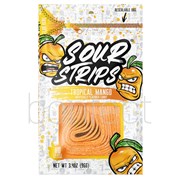 Sour Strips Candy Bag 96g  12 Pack  Tropical Mango