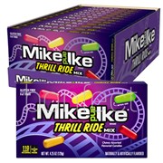 Mike N Ike Thrill Ride Mix Movie Theater Box 120g  12 Pack