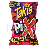 Takis Fuego Pix Crunchy Corn Puff Snack 240g  12 Pack