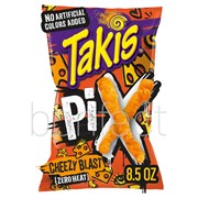 Takis Cheezy Blast Pix Crunchy Corn Puff Snack 240g  12 Pack