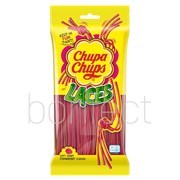 Chupa Chups Laces Strips Strawberry 90g  18 Pack