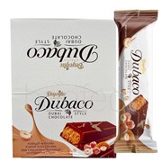 Beyoglu Dubaco Dubai Milk Chocolate with Kadayif  Hazelnut Cream Bar 35g  24 Pack
