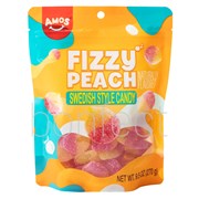 Amos Swedish Fizzy Peach 270g  12 Pack