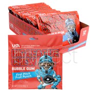 Big League Chew fruit punch Bubblegum Chewing Gum Pouch 60g  12 Pack
