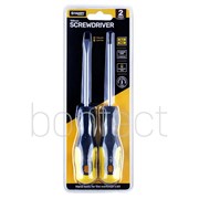 Handy Screwdriver Phillips  Flat Head 100mm 2 Pack