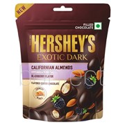 Hershey Exotic Dark Californian Almonds BlackBerry Flavor Chocolate 90g  6 Pack