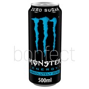 Monster Absolute Zero Energy Drink Can 500ml  12 Pack