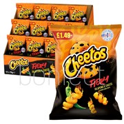 Cheetos Fiery Jalapeno  Cheese Crisps 70g  12 Pack