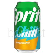 Sprite Chill Mango Citrus Soda Pop Cans 355ml  12 Pack