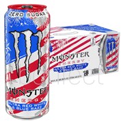 Monster Energy Ultra Red White  Blue Razz 473ml  18 Pack