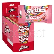 Skittles Fruits Chewies Lollies Snack Bag 45g  36 Pack
