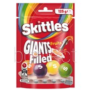 Skittles Giants Filled Fruits Chewy Lollies 125g  15 Pack