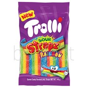 Trolli Sour Strapz Rainbow 140g  10 Pack