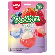 Amos Peelerz Gummy Berry Mix Bag 140g  14 Pack