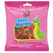 Gummini Sweet Worms 50g  24 Pack