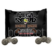 Barnetts Mega Sour Candy Zombie Bombz 104g  12 Pack