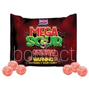 Barnetts Mega Sour Candy Cherry 104g  12 Pack