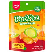 Amos Halloween Peelerz Gummy Caramel Apple 170g  12 Pack