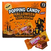 Beyoglu Popping Candy Milk Chocolate halloween Bar 125g  72 Pack